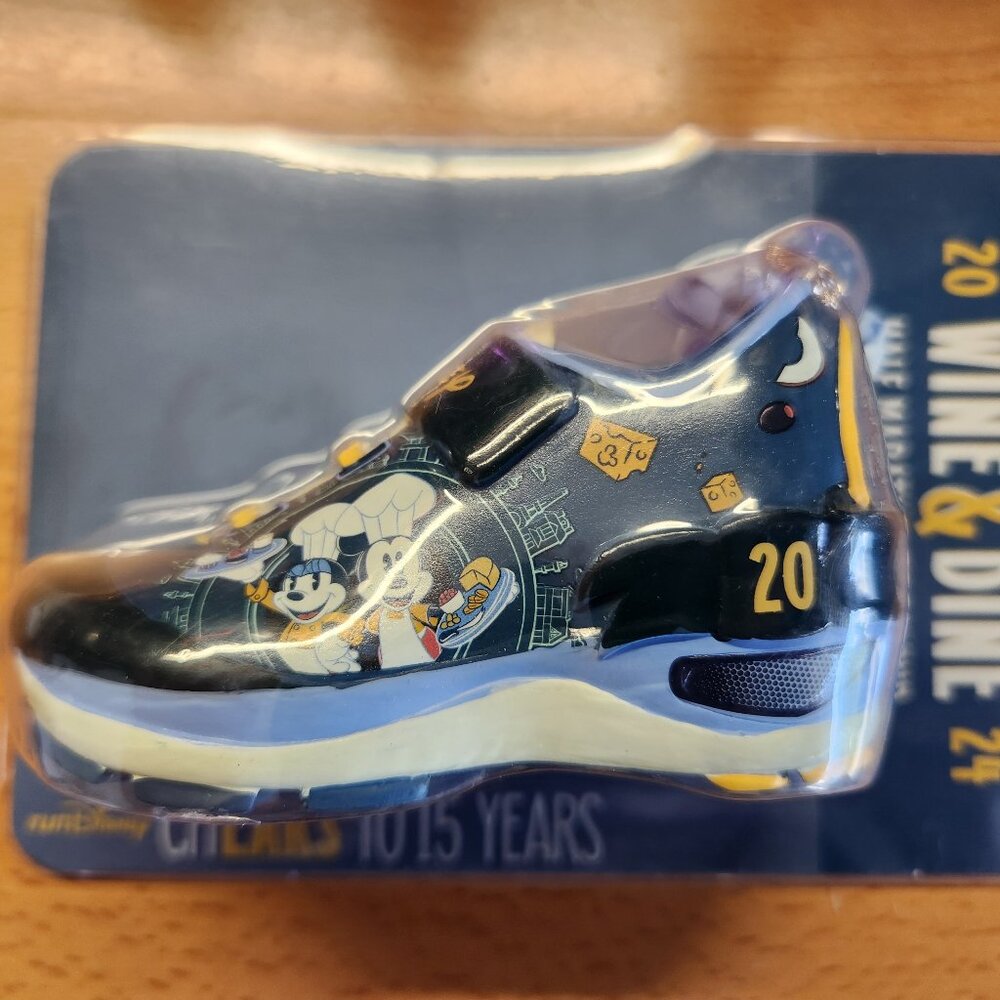 2024 Disney Wine and Dine Shoe Ornament NWT